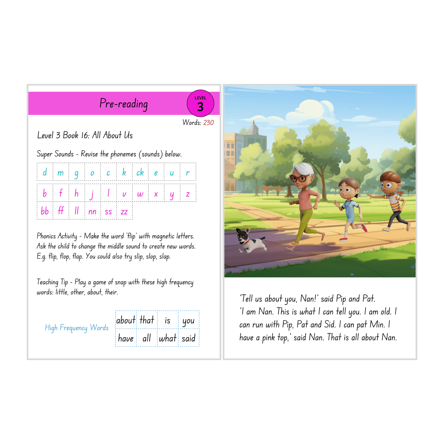 All About Us (Level 3 Book 16 - Fiction Series)