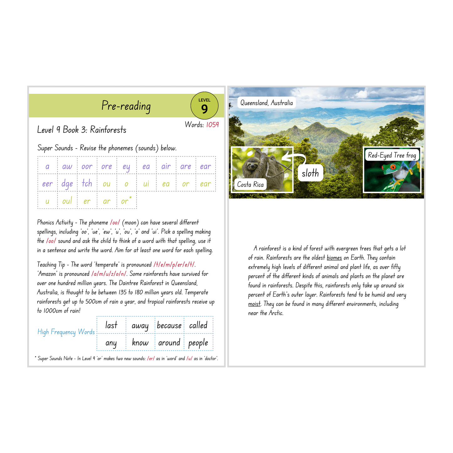 Rainforests (Level 9 Book 3 - Non-Fiction Series)