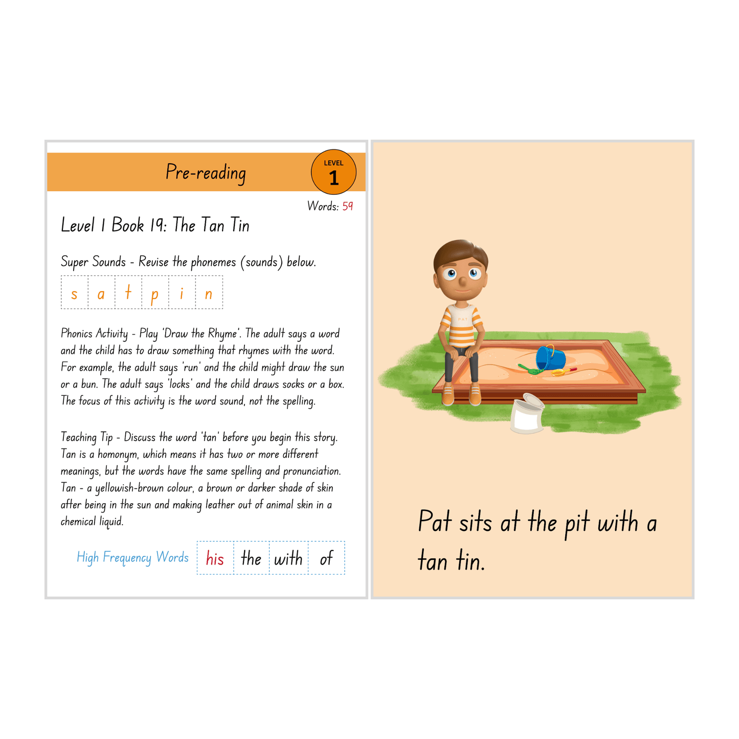 The Tan Tin (Level 1 Book 19 - Fiction Series)