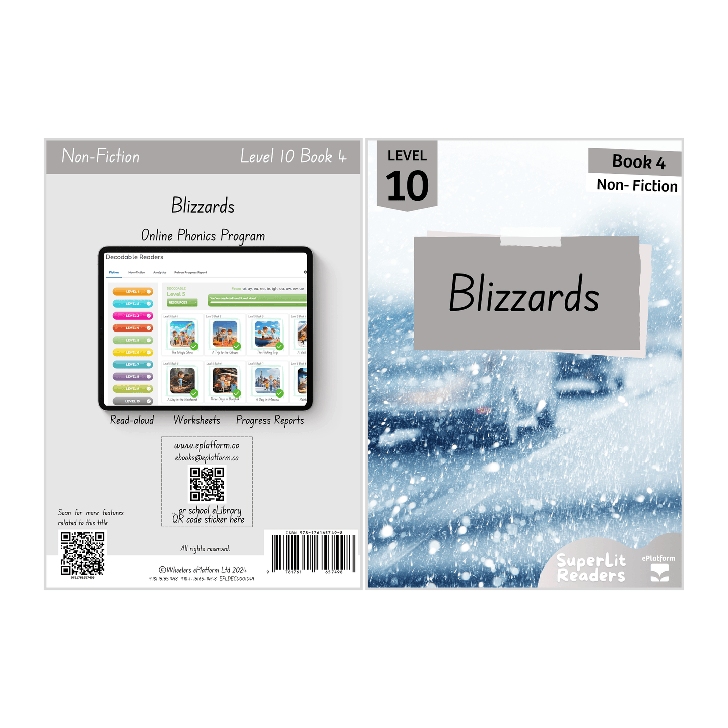 Blizzards (Level 10 Book 4 - Non-Fiction Series)