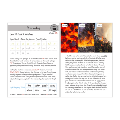 Wildfires (Level 10 Book 5 - Non-Fiction Series)