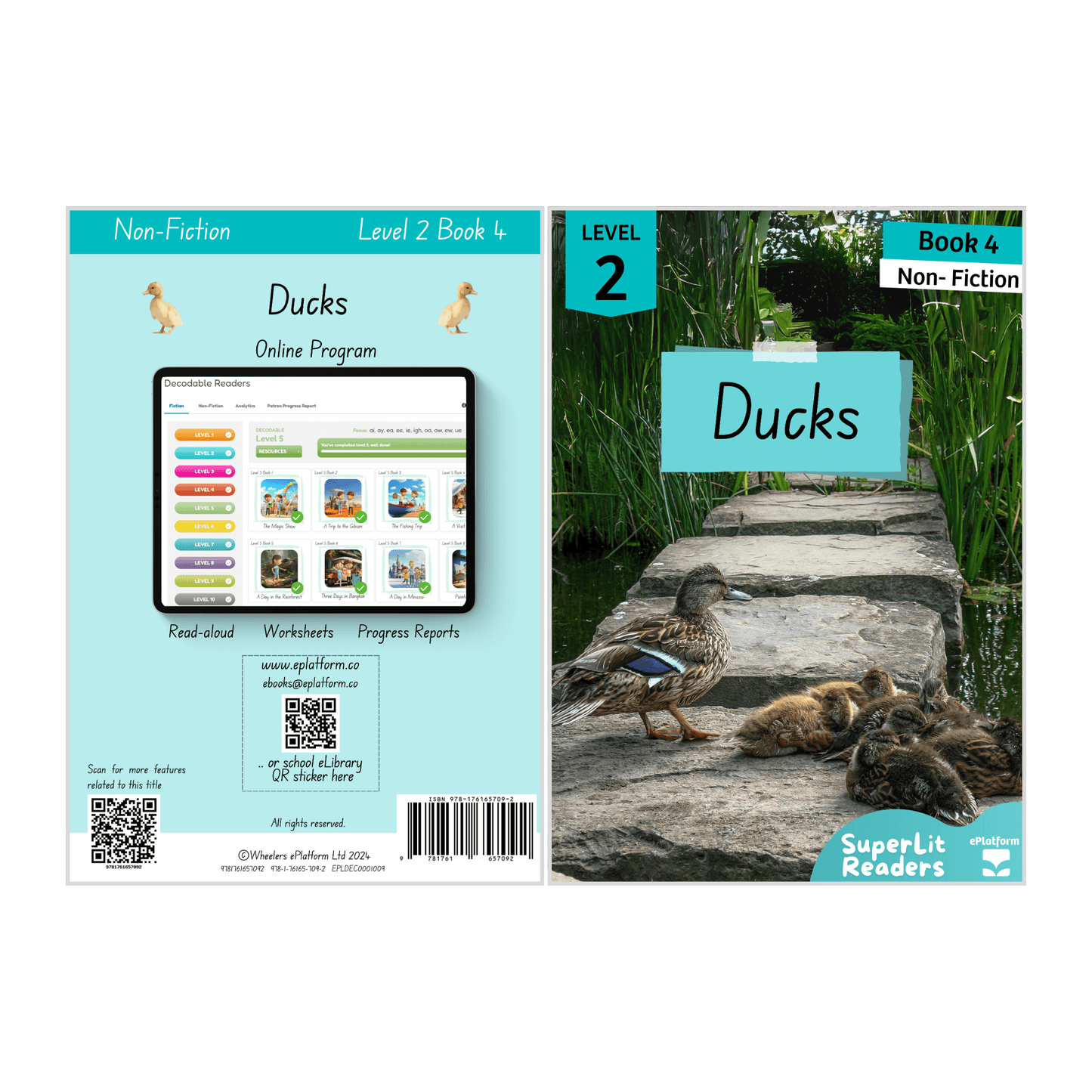 Ducks (Level 2 Book 4 - Non-Fiction Series) - SuperLit Readers by EPlatform Limited