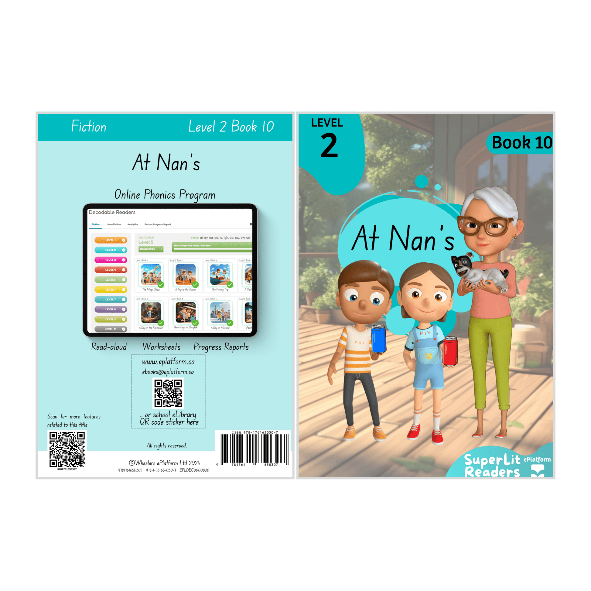 At Nan’s (Level 2 Book 10 - Fiction Series) - SuperLit Readers by EPlatform Limited