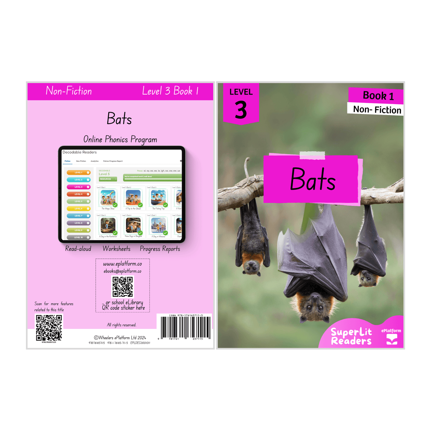 Bats (Level 3 Book 1 - Non-Fiction Series)