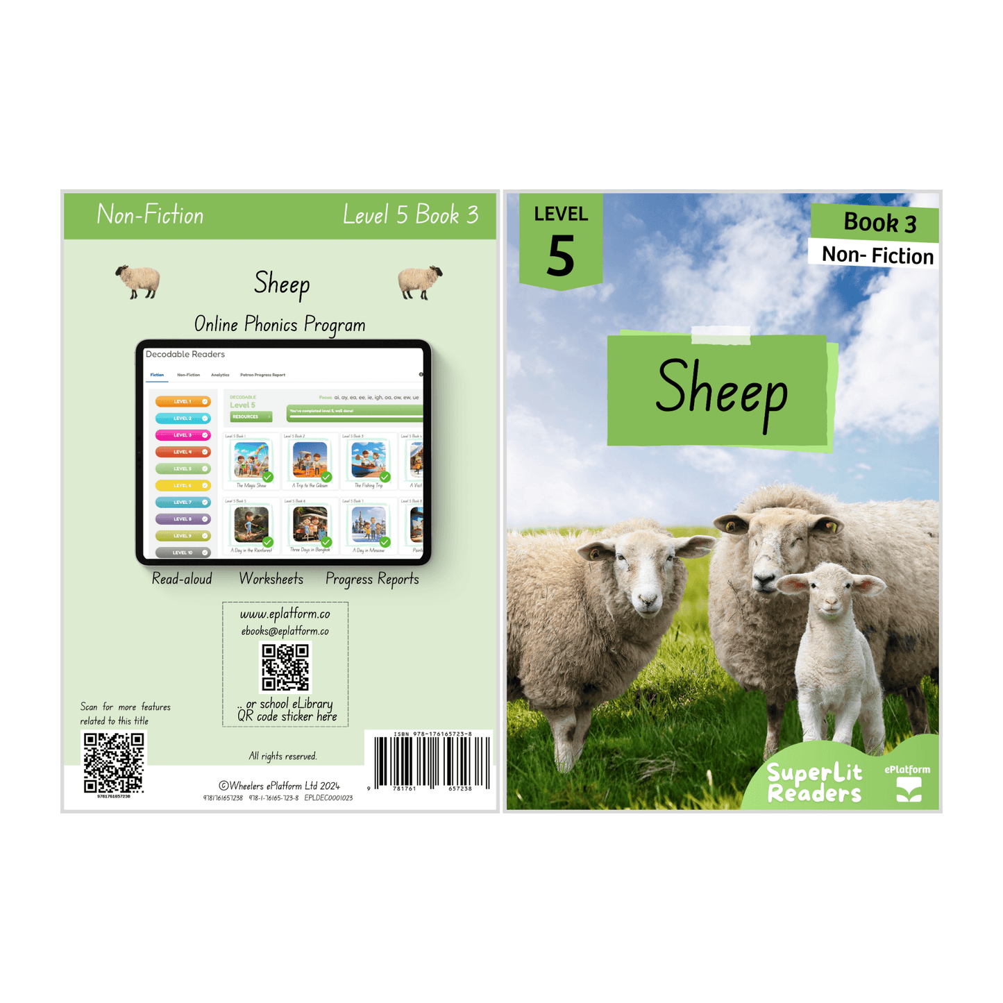 Sheep (Level 5 Book 3 - Non-Fiction Series) - SuperLit Readers by EPlatform Limited