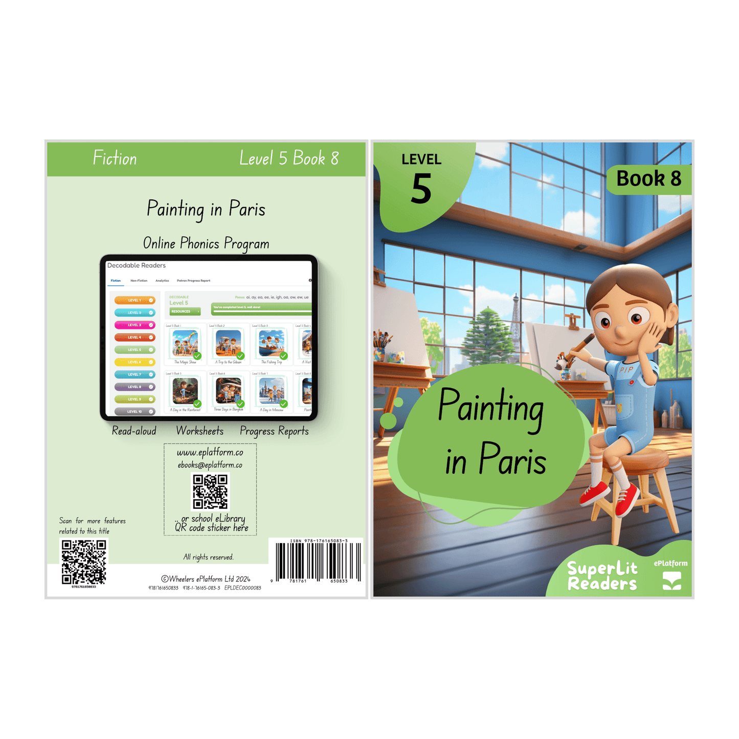 Painting in Paris (Level 5 Book 8 - Fiction Series)