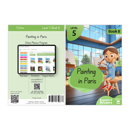 Painting in Paris (Level 5 Book 8 - Fiction Series)