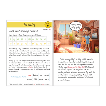 The Magic Paintbrush (Level 6 Book 9 - Fiction Series)