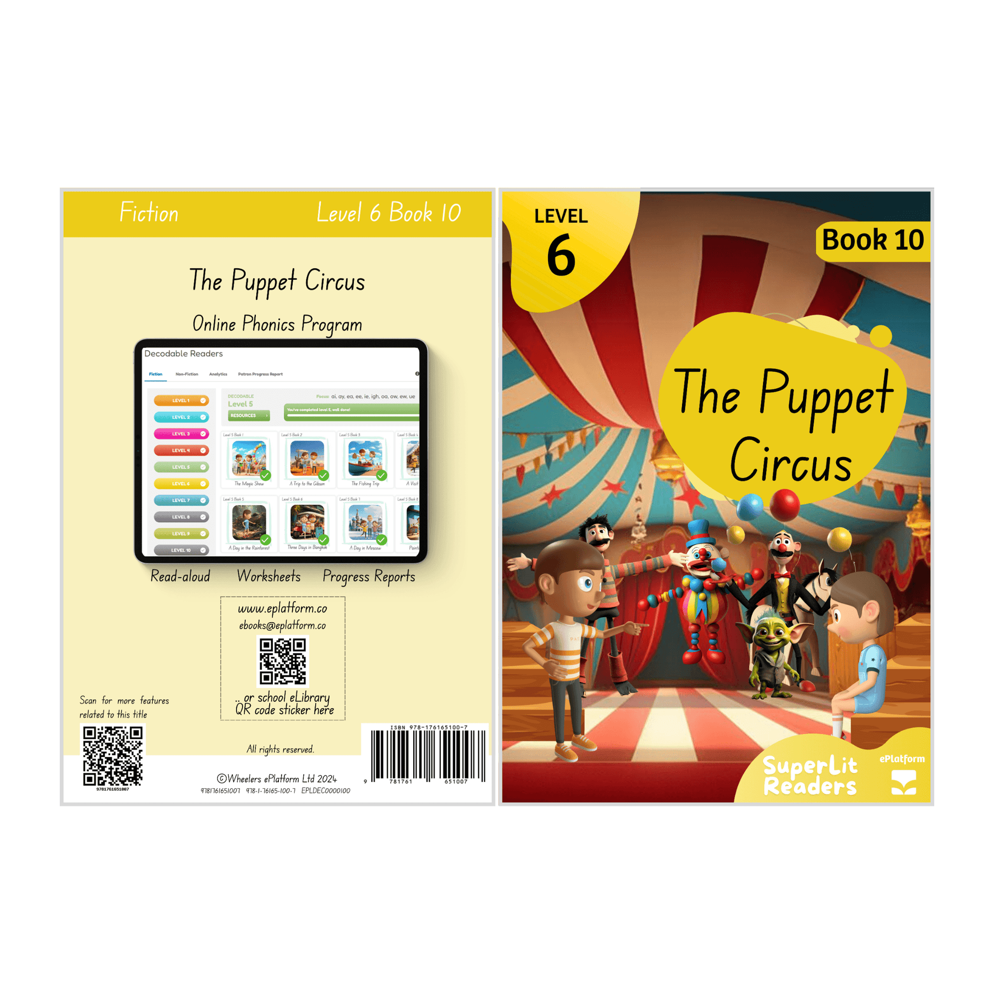 The Puppet Circus (Level 6 Book 10 - Fiction Series) - SuperLit Readers by EPlatform Limited