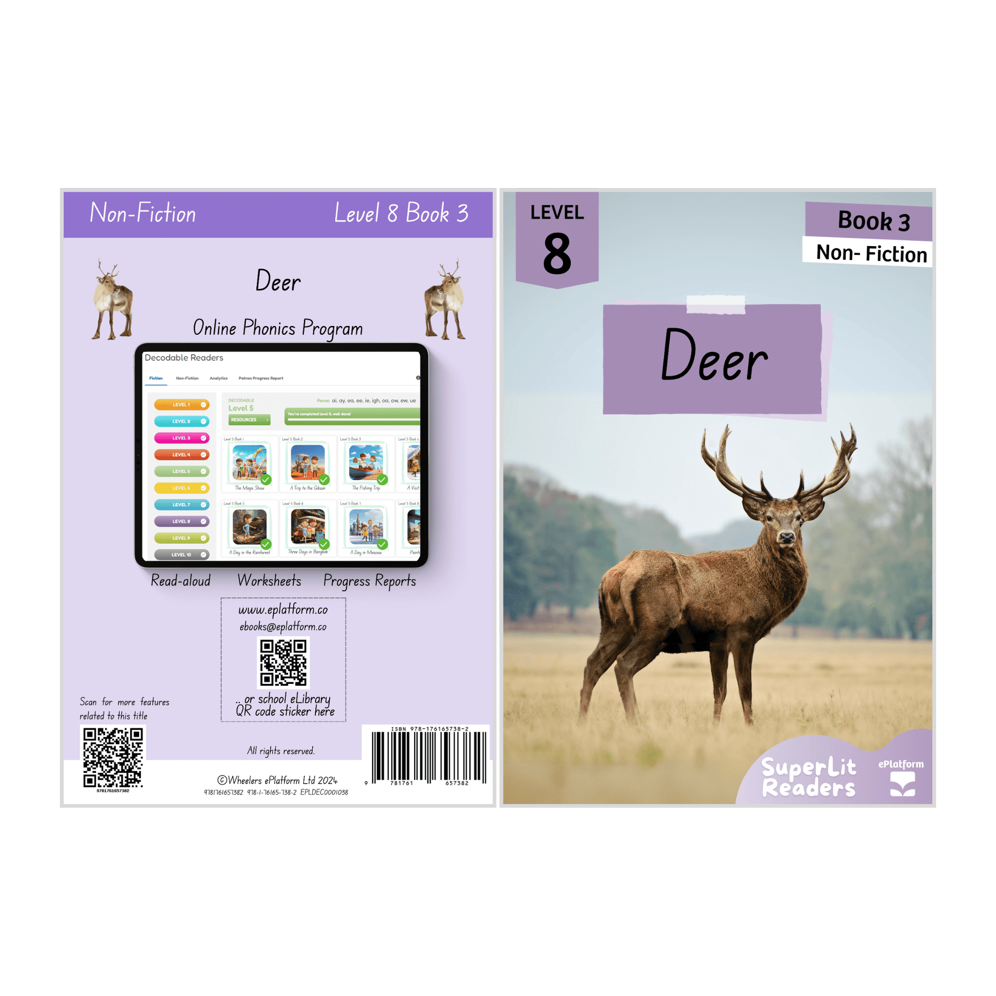 Deer (Level 8 Book 3 - Non-Fiction Series) - SuperLit Readers by EPlatform Limited