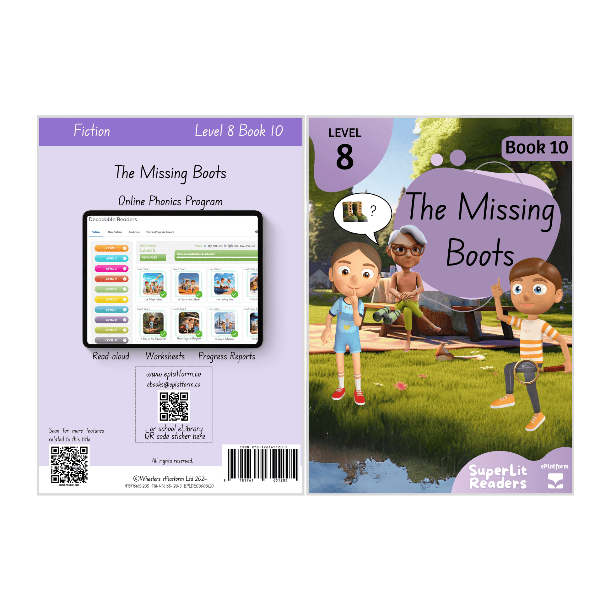 The Missing Boots (Level 8 Book 10 - Fiction Series) - SuperLit Readers by EPlatform Limited