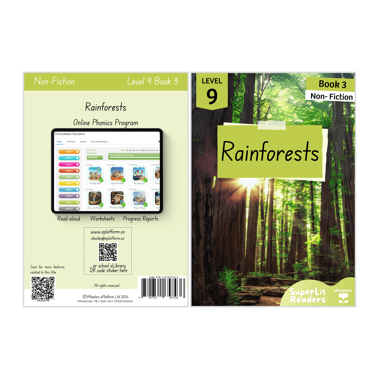 Rainforests (Level 9 Book 3 - Non-Fiction Series) - SuperLit Readers by EPlatform Limited