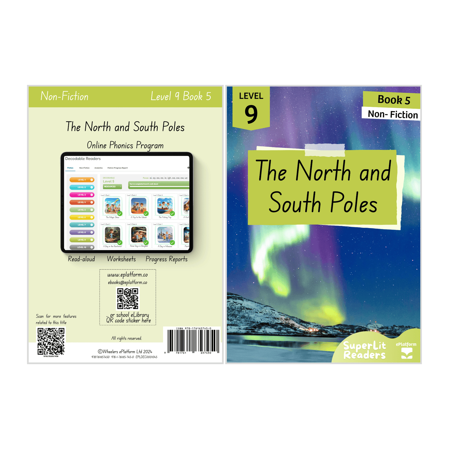 The North and South Poles (Level 9 Book 5 - Non-Fiction Series) - SuperLit Readers by EPlatform Limited