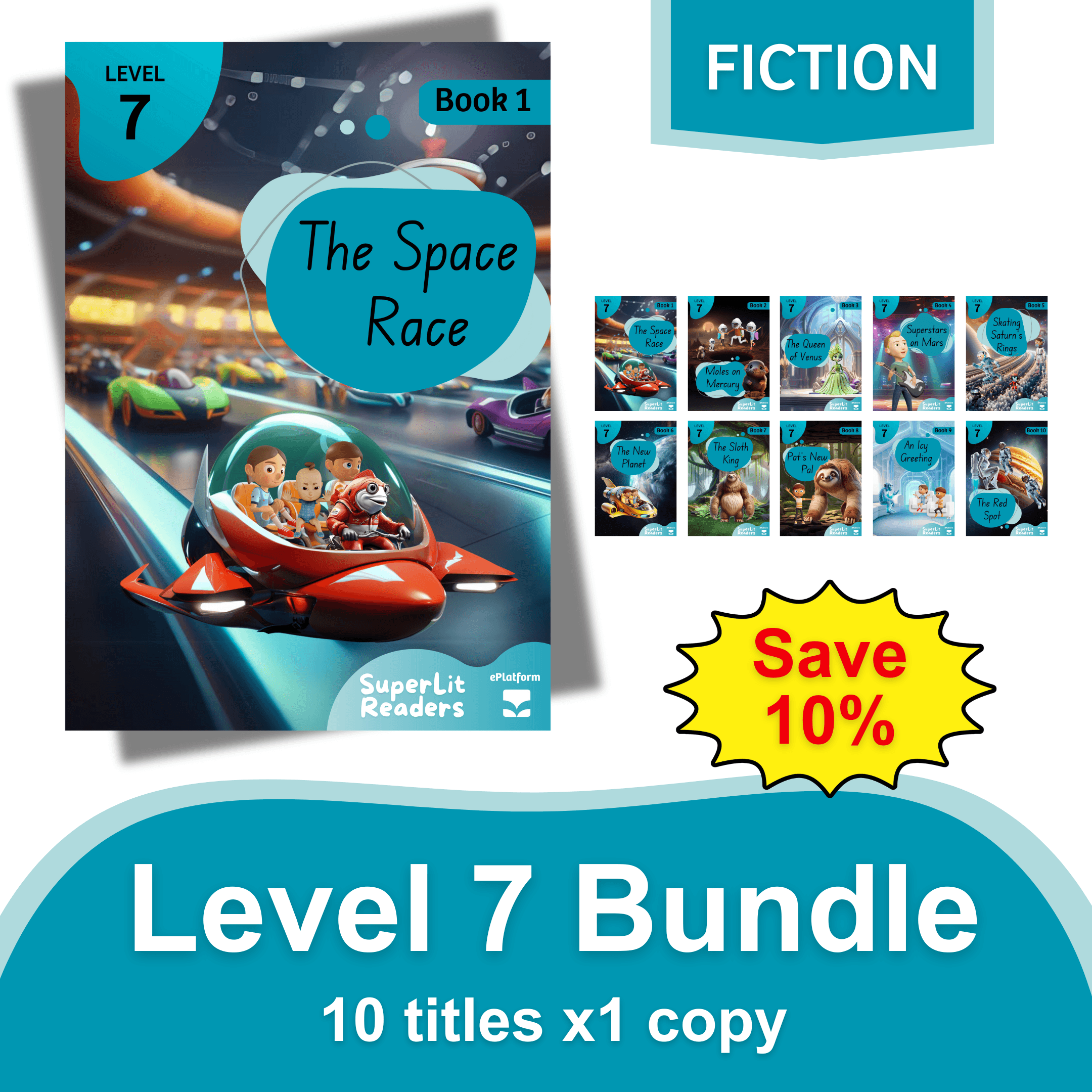 Level 7 Fiction Bundle | Decodable Readers – SuperLit Readers by ...