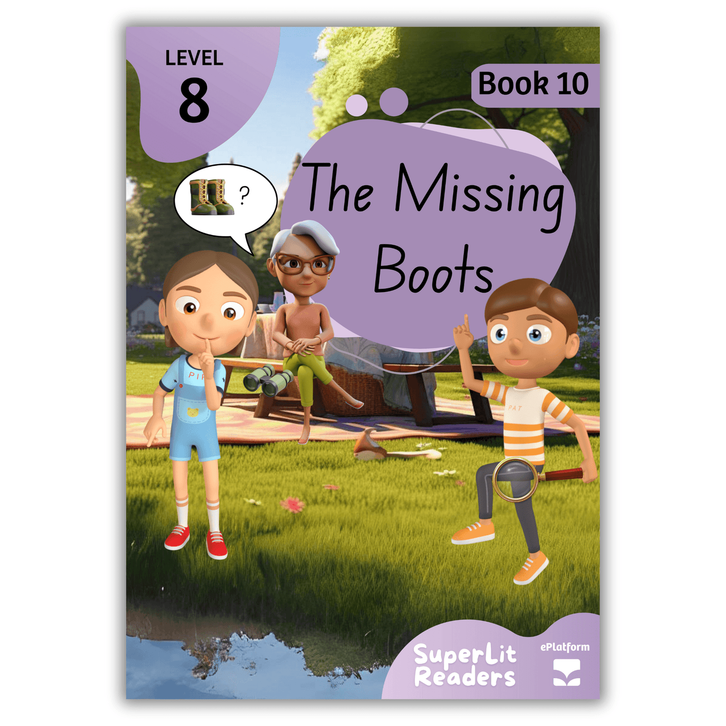 The Missing Boots (Level 8 Book 10 - Fiction Series) - SuperLit Readers by EPlatform Limited