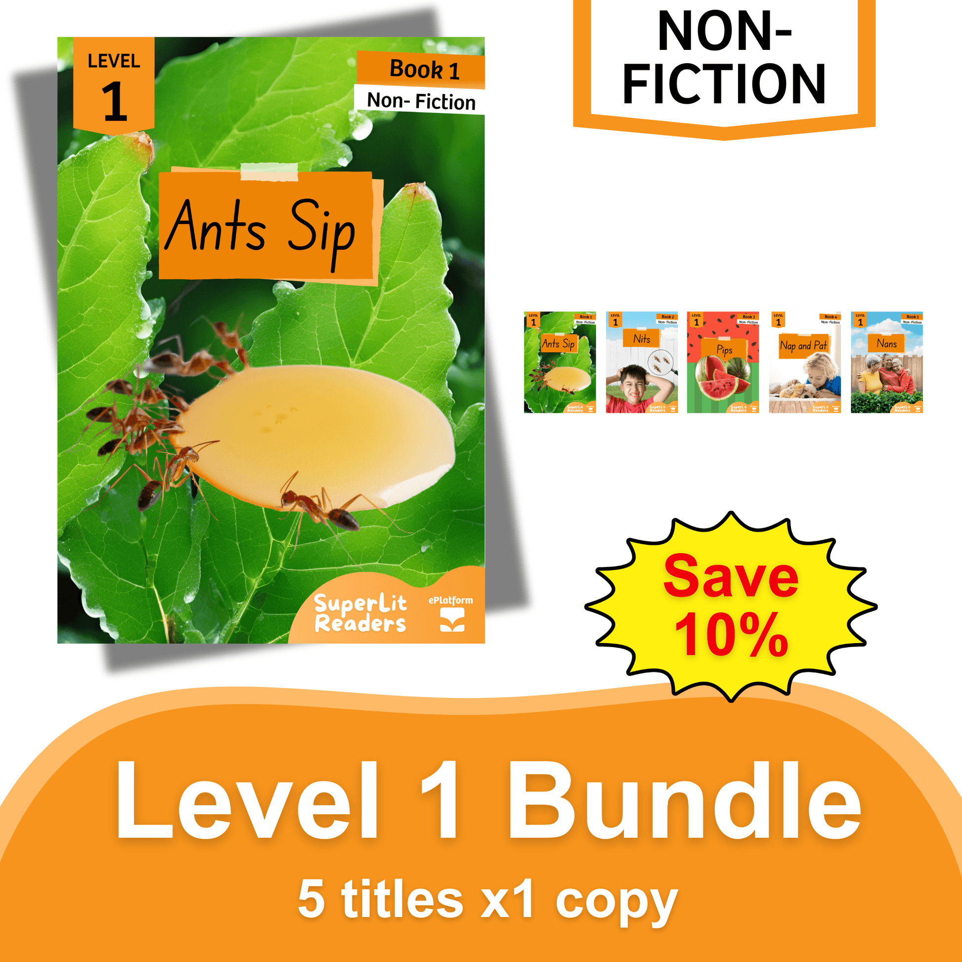 Non-Fiction Level 1 Bundle - SuperLit Readers by EPlatform Limited