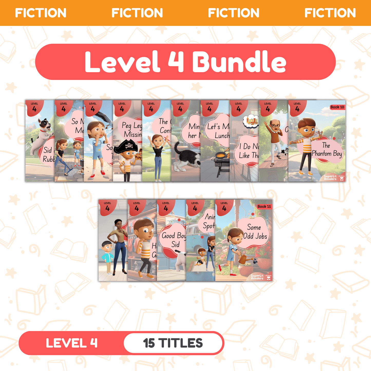 SuperLit Phonics Decodable Readers Fiction Level 4 Single Set