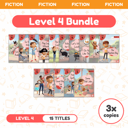 SuperLit Phonics Decodable Readers Fiction Level 4 Three Sets