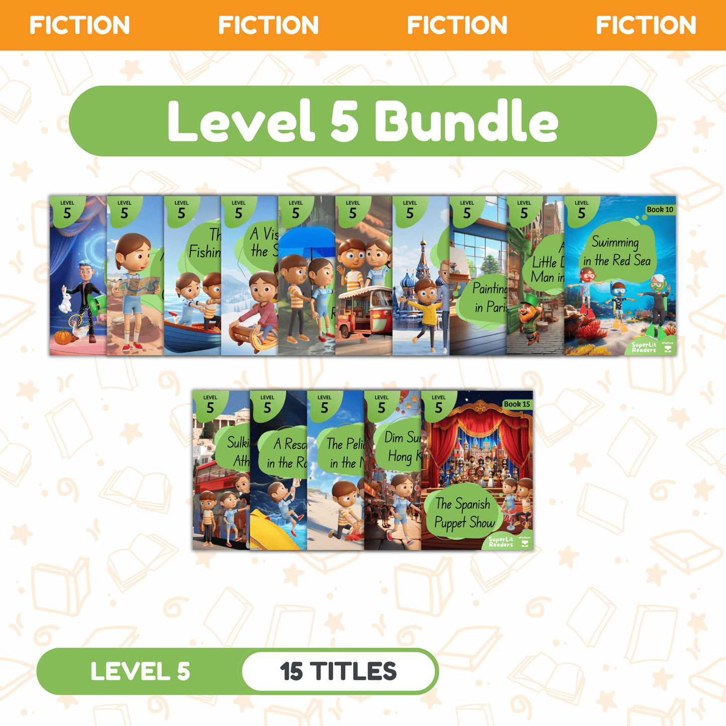 SuperLit Phonics Decodable Readers Fiction Level 5 Single Set