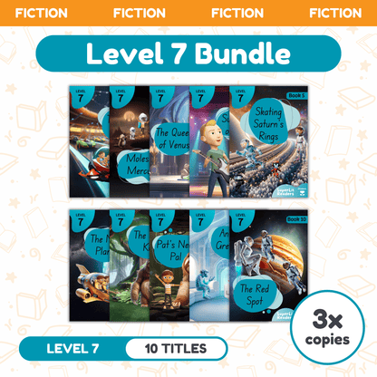SuperLit Phonics Decodable Readers Fiction Level 7 Three Sets
