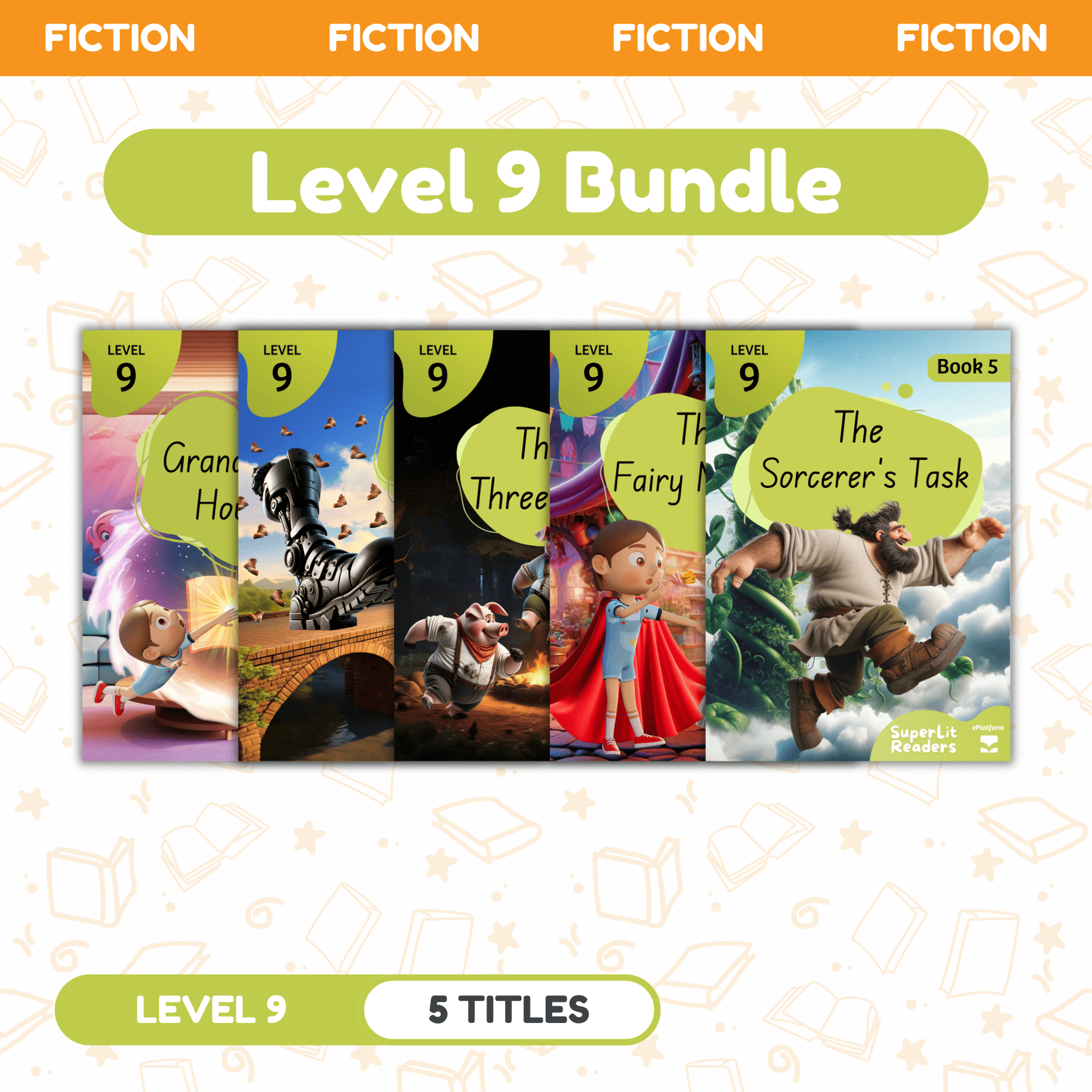 SuperLit Phonics Decodable Readers Fiction Level 9 Single Set