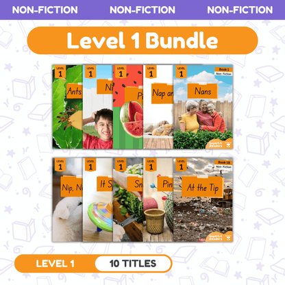 SuperLit Phonics Decodable Readers Non Fiction Level 1 Single Set