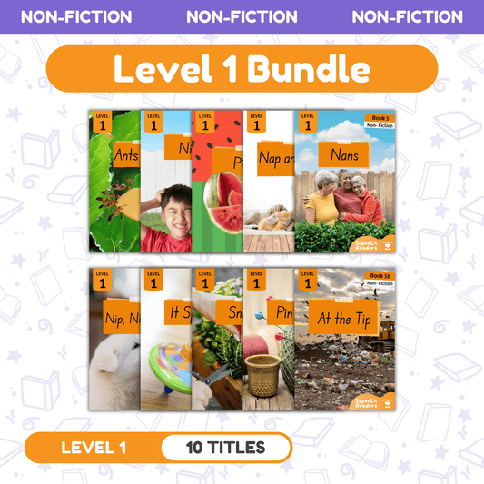 SuperLit Phonics Decodable Readers Non Fiction Level 1 Single Set