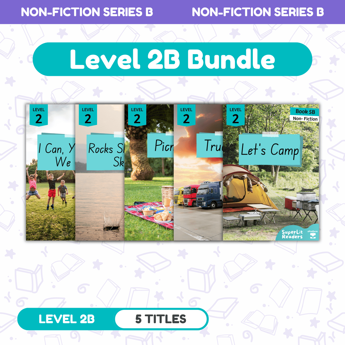 SuperLit Phonics Decodable Readers Non Fiction Level 2B Single Set