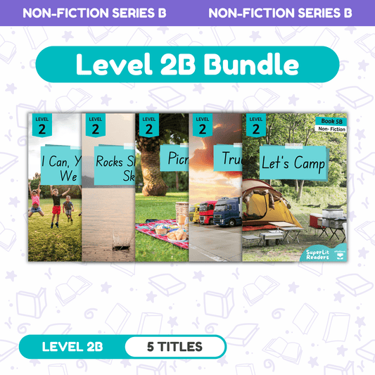 SuperLit Phonics Decodable Readers Non Fiction Level 2B Single Set