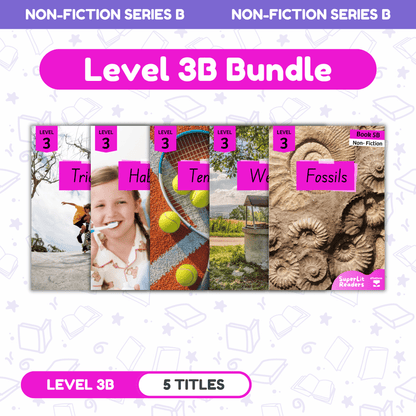 SuperLit Phonics Decodable Readers Non Fiction Level 3B Single Set