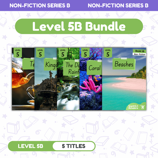 SuperLit Phonics Decodable Readers Non Fiction Level 5B Single Set