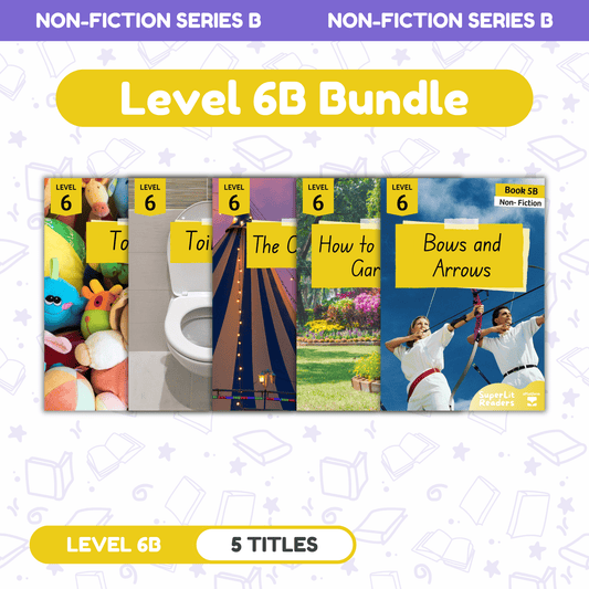 SuperLit Phonics Decodable Readers Non Fiction Level 6B Single Set