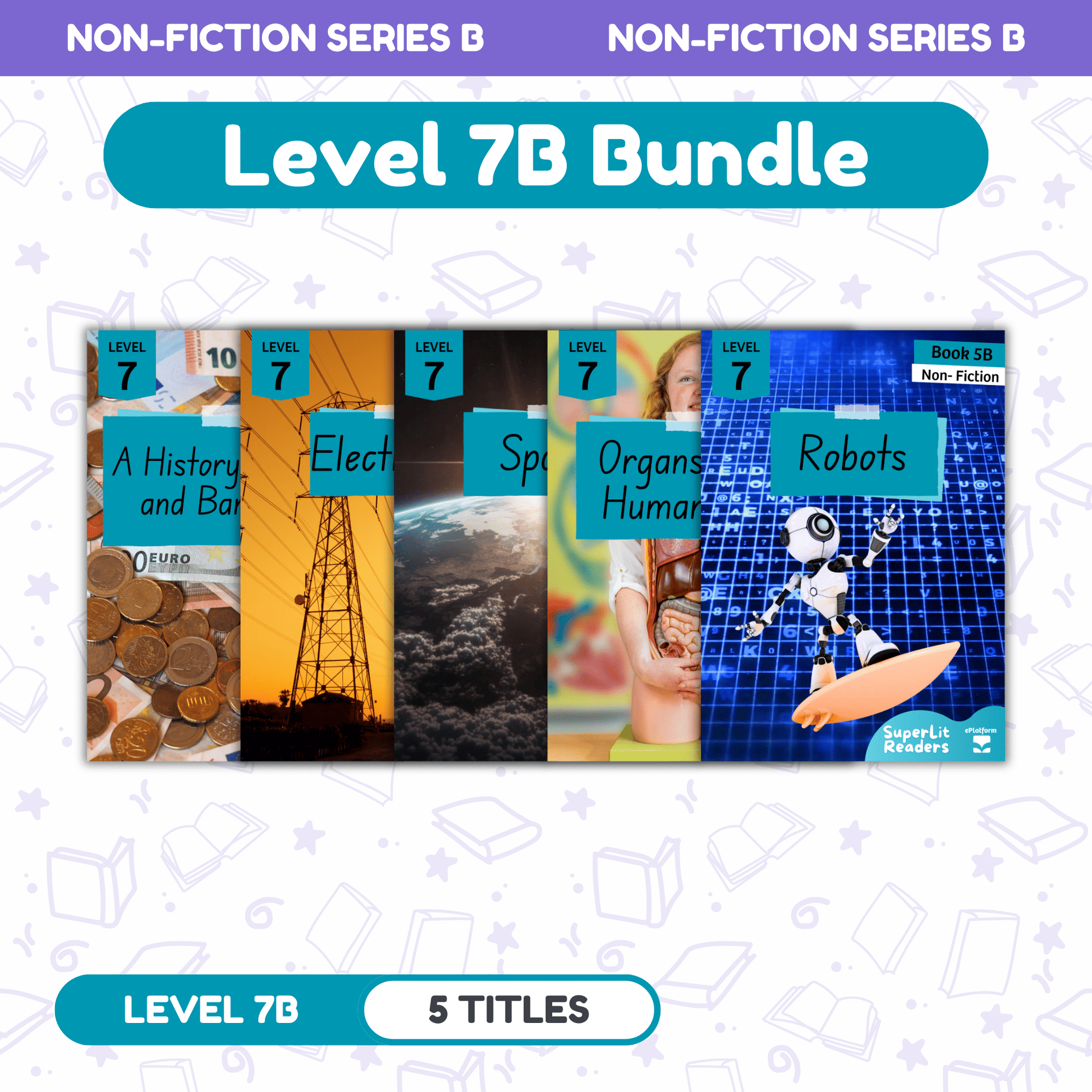 SuperLit Phonics Decodable Readers Non Fiction Level 8B Single Set