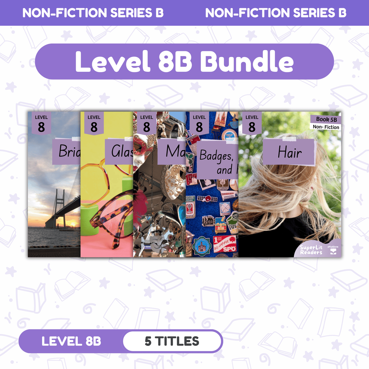 SuperLit Phonics Decodable Readers Non Fiction Level 8B Single Set