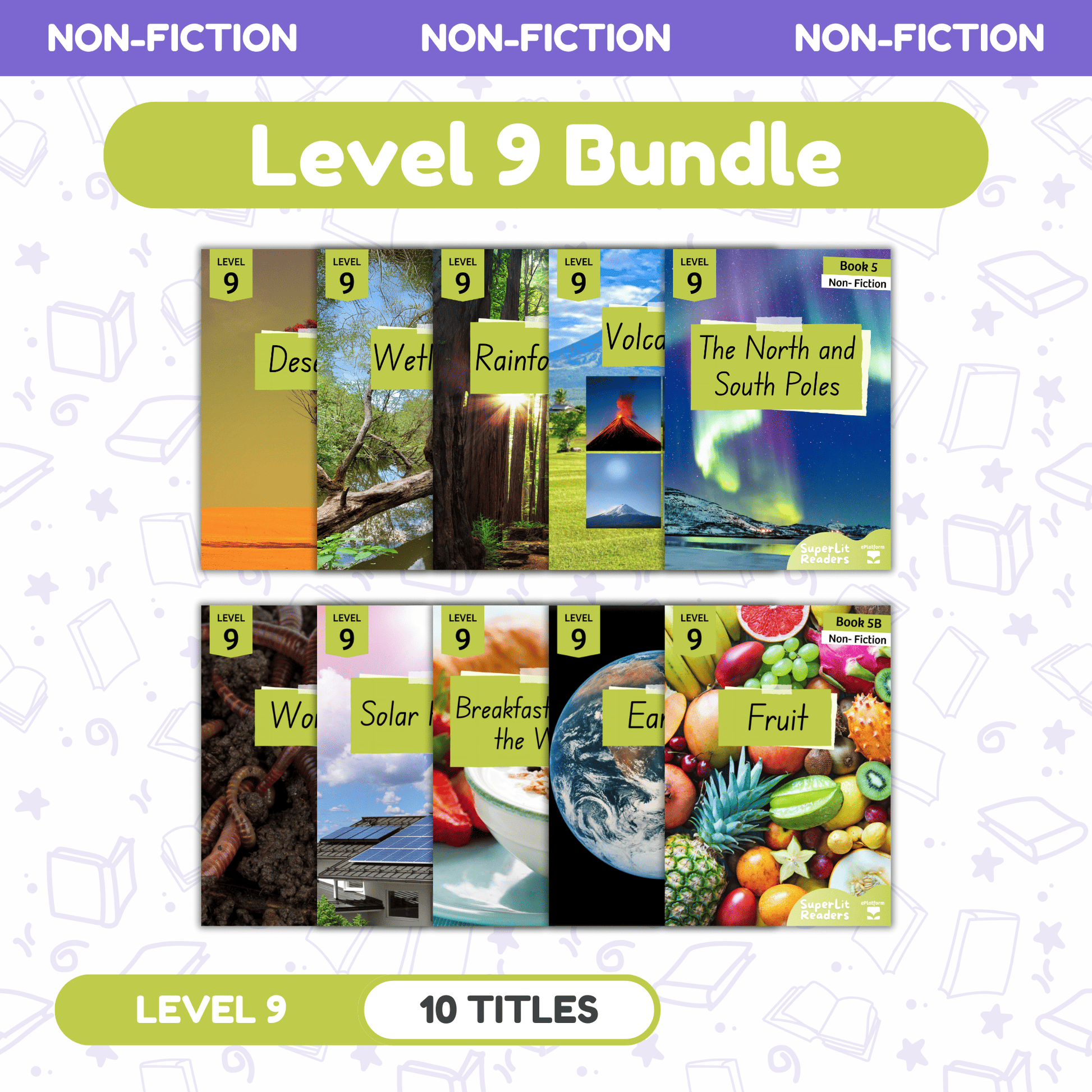 SuperLit Phonics Decodable Readers Non Fiction Level 9 Single Set
