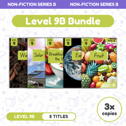 SuperLit Phonics Decodable Readers Non Fiction Level 9B Three Sets