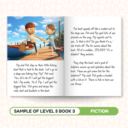 SuperLit Phonics Decodable Readers Sample Fiction Level 5
