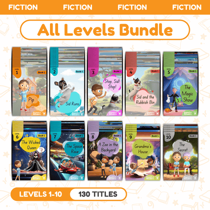 SuperLit Phonics Decodable Readers Fiction All Levels Single Set