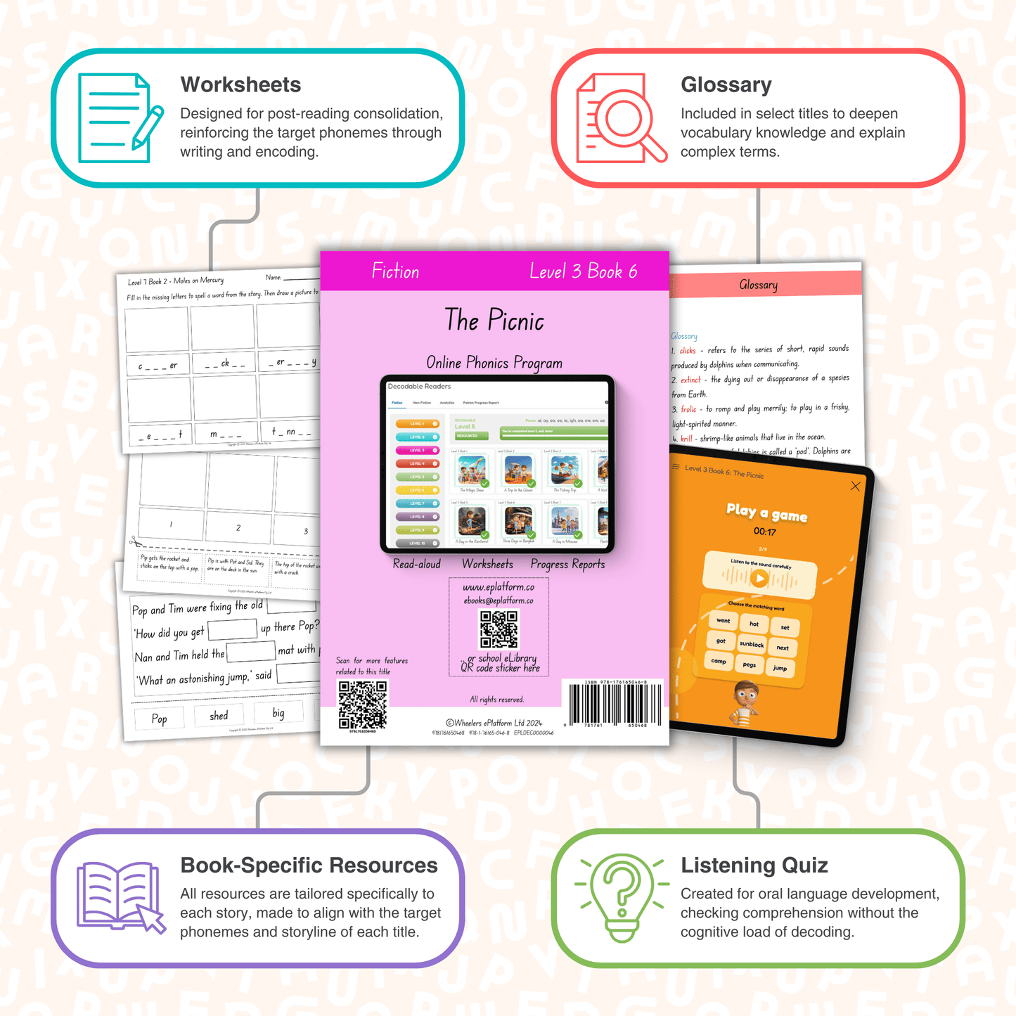 SuperLit Phonics Decodable Readers Resources Included